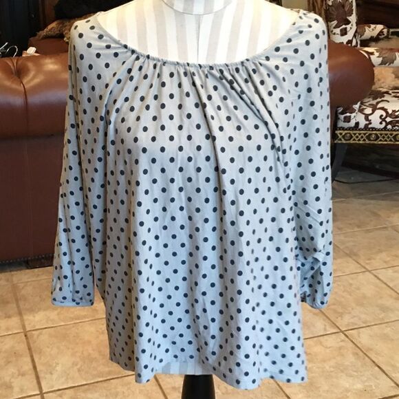 GARNET HILL Perfect Tee & Blouse in One! - Picture 1 of 8